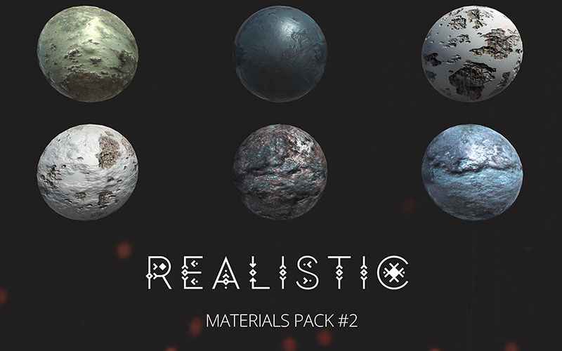 Realistic Materials pack used in making games