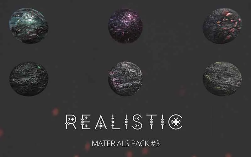 Unity Game Dev Realistic Materials pack used in game development