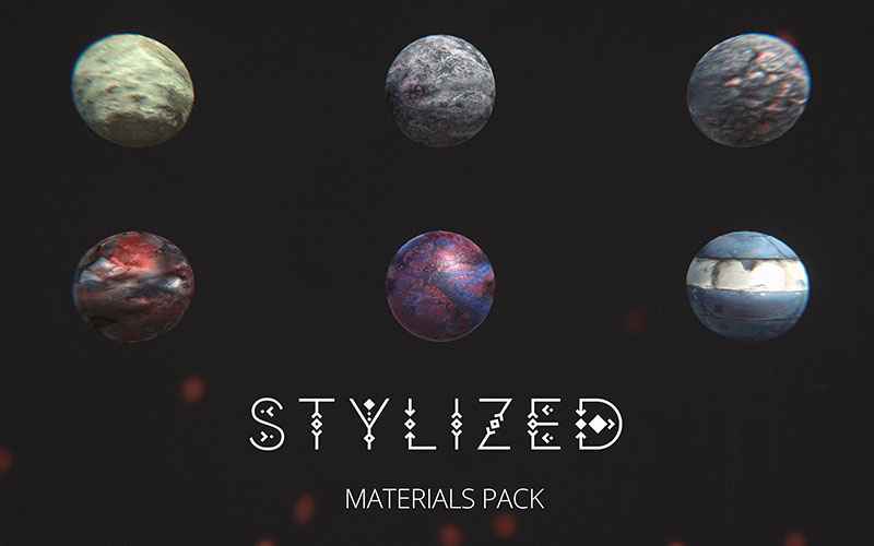 Unity Game Dev bundle's Stylized materials pack