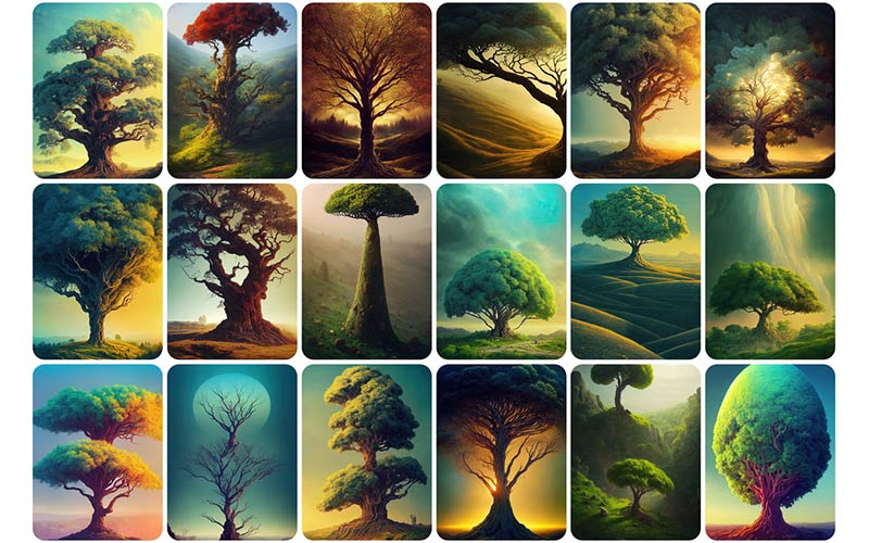 190 Surreal Trees Stock Photos