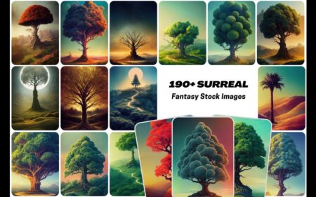 Surreal Trees Stock Photos - Banner Image