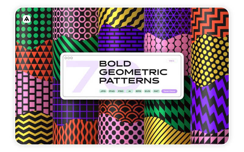 Bold Geometric Patterns banner