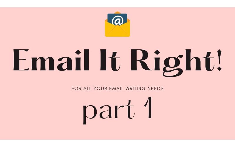 Email It Right banner