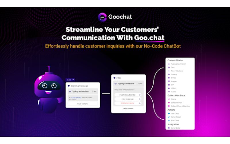 Goo.chat feature explained with screenshots