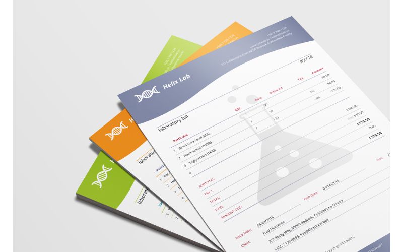 Invoice templates mockup in best invoice templates bundle