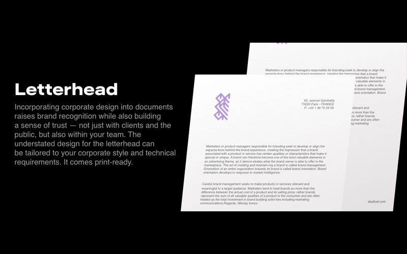 A brief about Letterhead by Ironov