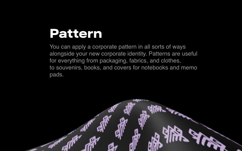 A description of patterns in logos