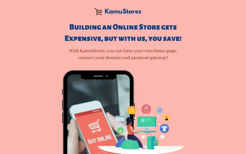 KamuStores - Start Your Online Store banner