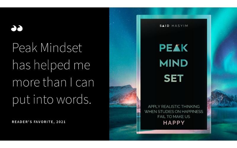 Peak Mind Set E-Book with small introduction on the side