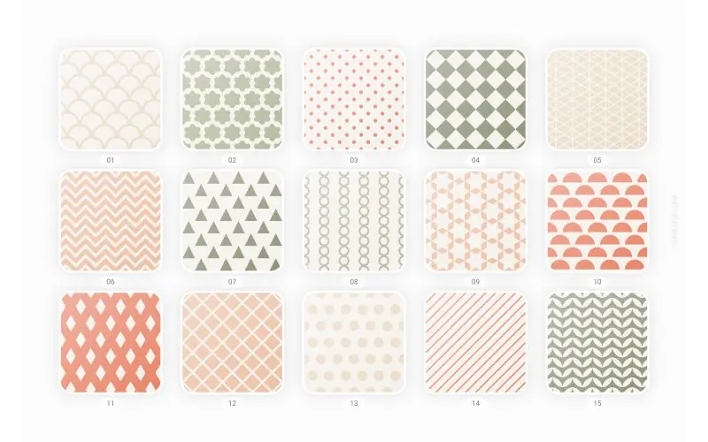 Designs in the Retro Geometric Patterns