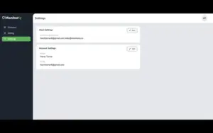 Monitorly - SSL Certificate Tracking - Settings user interface