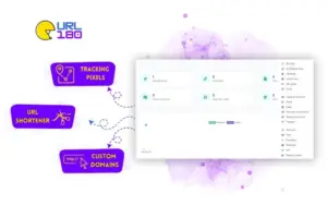 URL180 - Smart URL Shortner screenshot with its features