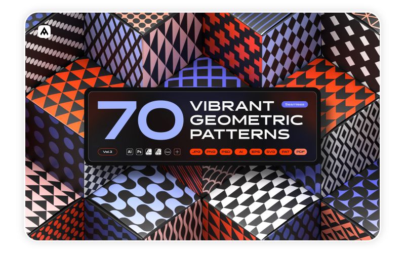 Vibrant Geometric Patterns banner
