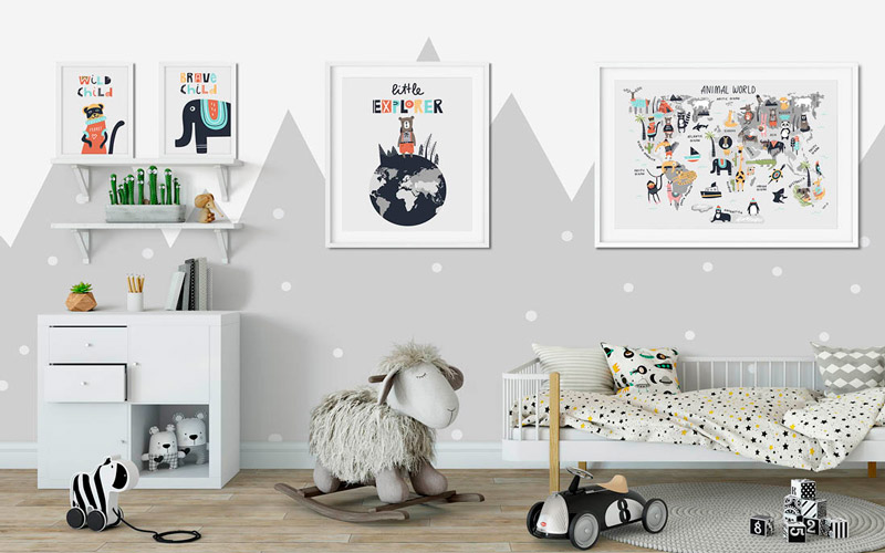Kids Graphic Design - Nursery Posters