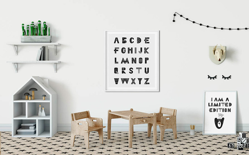 Kids Graphic Design Bundle - Study Room