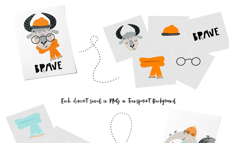 Kids Graphic Design - Mix & Match