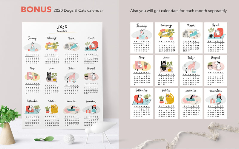 Kids Graphic Design Bundle - Calendar