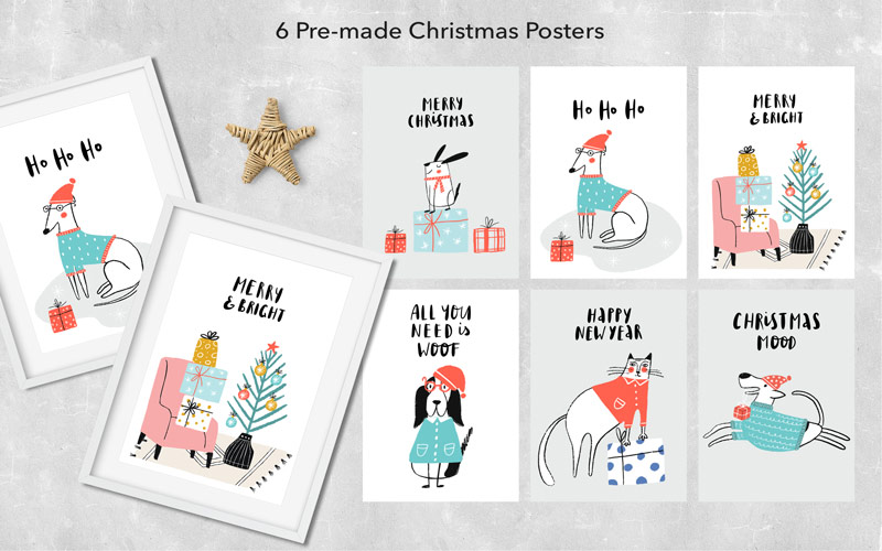 Kids Graphic Design Bundle - Christmas Posters