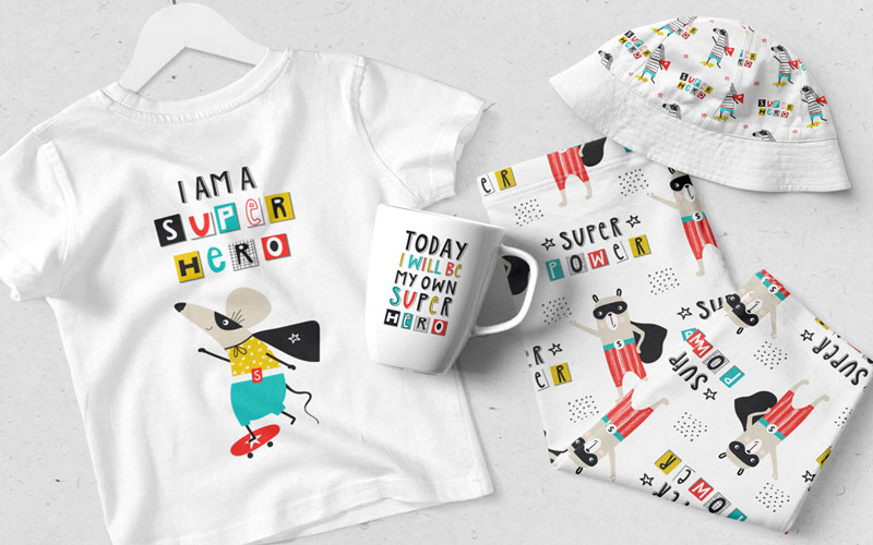 kids graphic designs bundle - Clothes