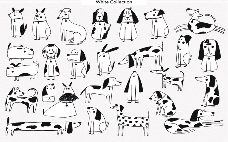 Kids Graphic Design Bundle - Dogs Collection