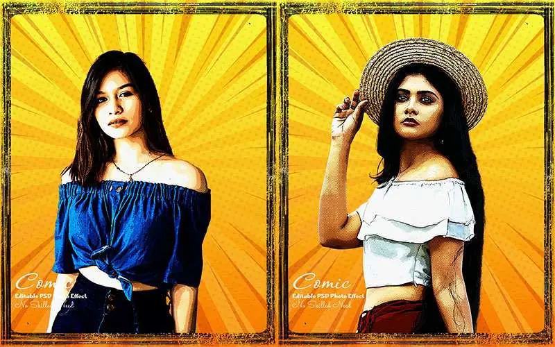 32 Editable Photo Effect Templates - Cosmic
