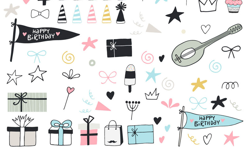 Kids Graphic Design Bundle - Elements
