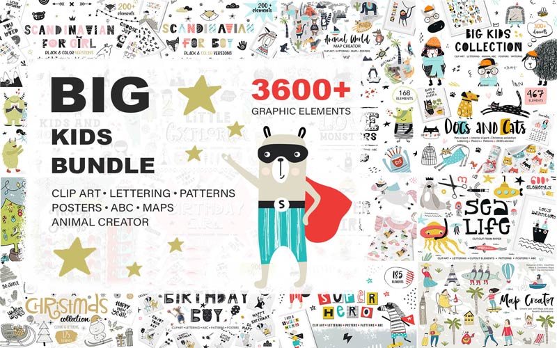 Kids Graphic Design Bundle - Featured Image