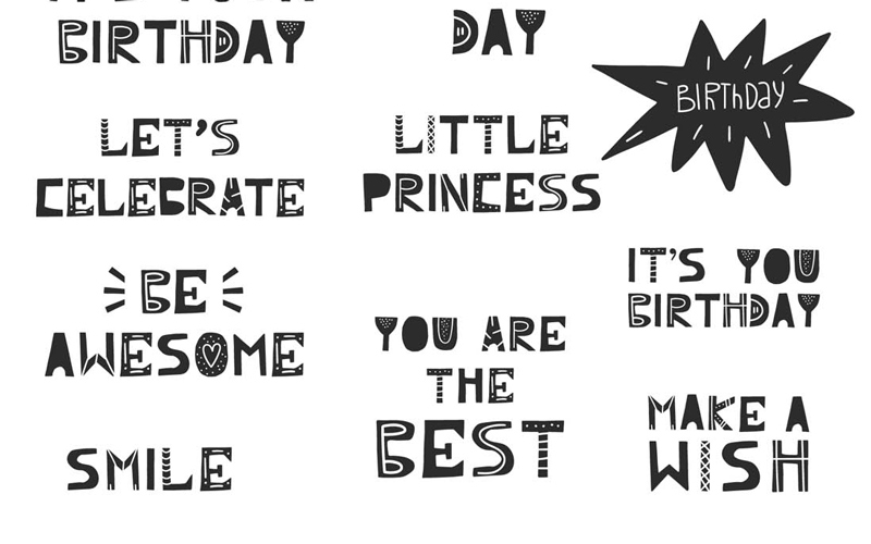 Kids Graphic Design Bundle - Lettering
