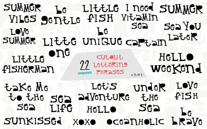 Kids Graphic Design Bundle - Lettering