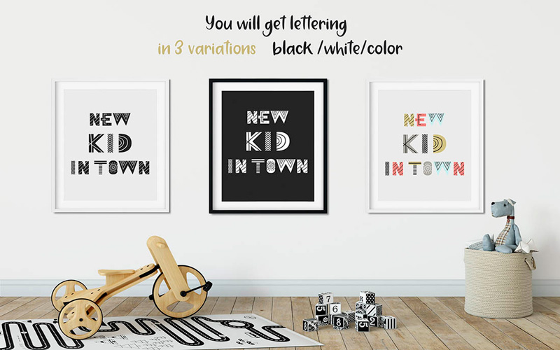Kids Graphic Design Bundle - Lettering