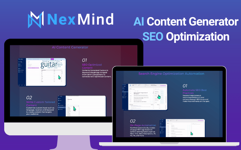 NexMind - Featured Image - AI Content Generator & SEO Optimization