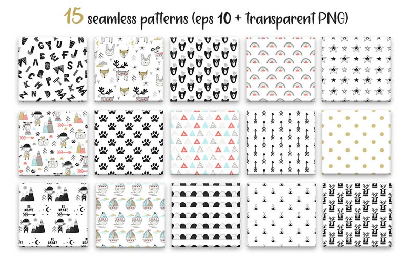 Kids Graphic Design Bundle - Pattern