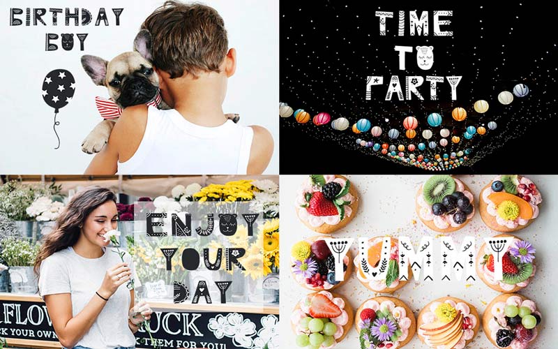 Kids Graphic Design Bundle - Photo Overlay