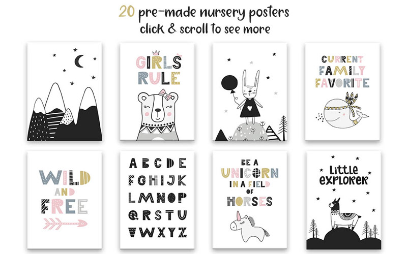 Kids Graphic Design Bundle - Posters