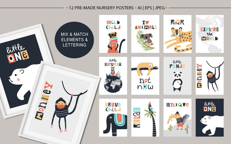 Kids Graphic Design Bundle - Posters