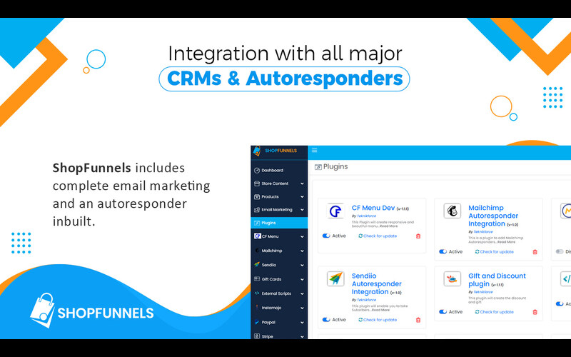 Integration With All Major CRMs & Autoresponders