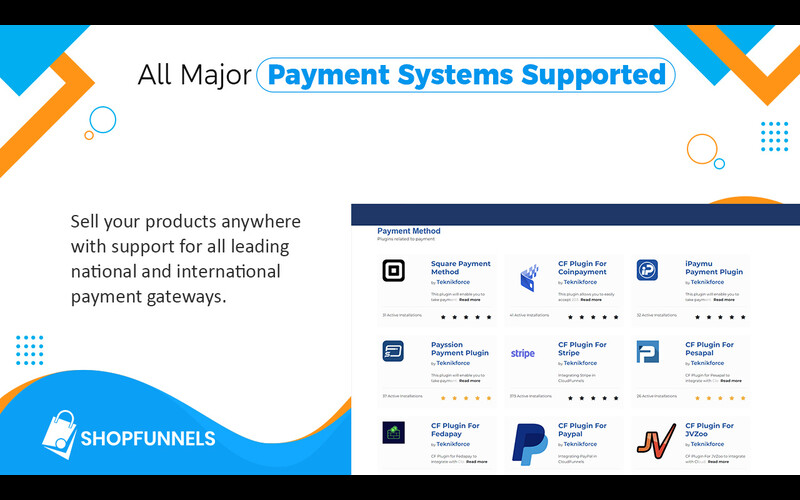 All Major Payment Systems Supported