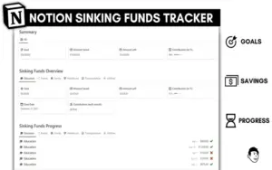 finance template notion