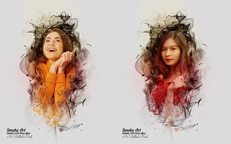 Smoke Art Template