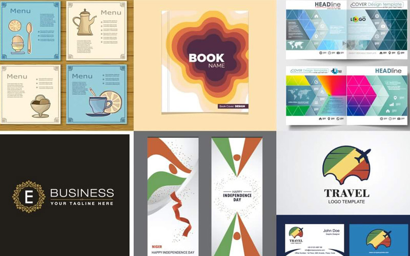 A Collage of Vectorstate Graphics