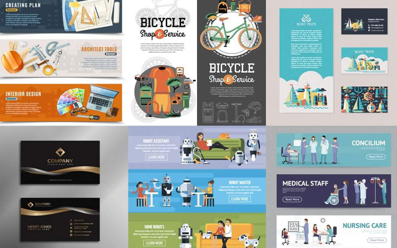 A Collage of Vectorstate Graphics