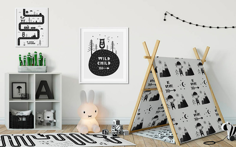 Kids Graphic Design Bundle - Wild Child Room