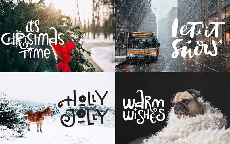 Kids Graphic Design Bundle - X'Mas Collage
