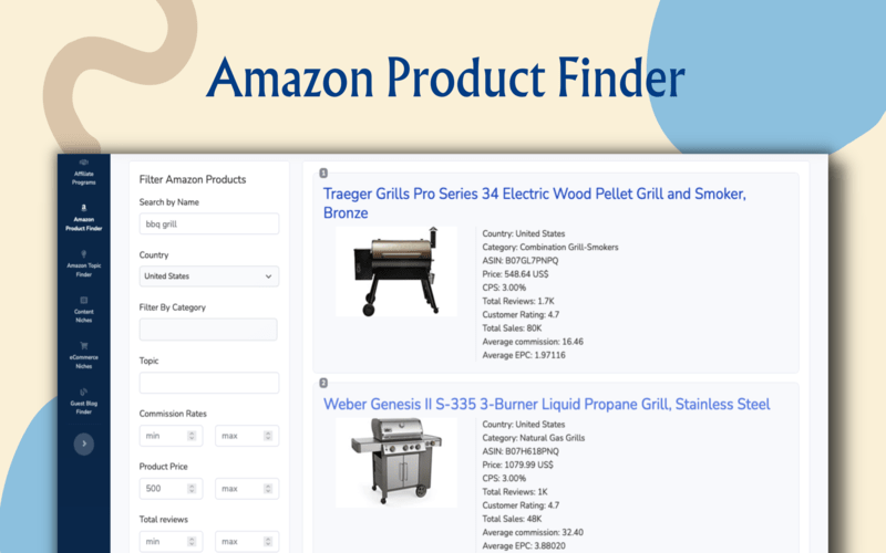 Amazon Product Finder