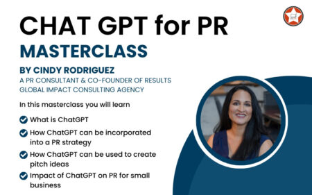 Impact of ChatGPT for PR Of Small Businesses Masterclass Banner