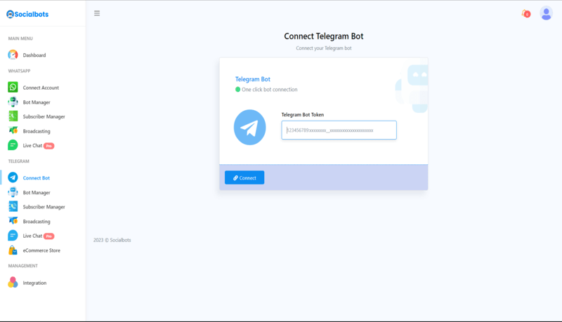 SocialBots - Connect Bot