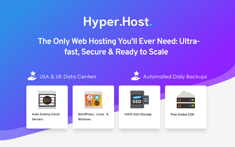 Hyperhost Web Hosting Service Promotional banner