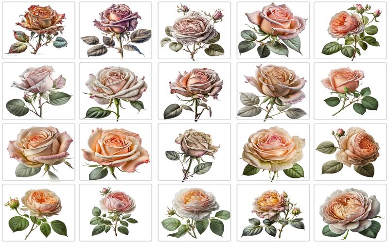240 Rose Images Bundle 1300 Pixels Preview