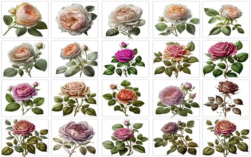 240 Rose Images Bundle 1300 Pixels Preview Nine