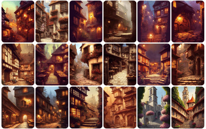 A collage featuring Renaissance buildings that played pivotal roles in history and continue to inspire admiration